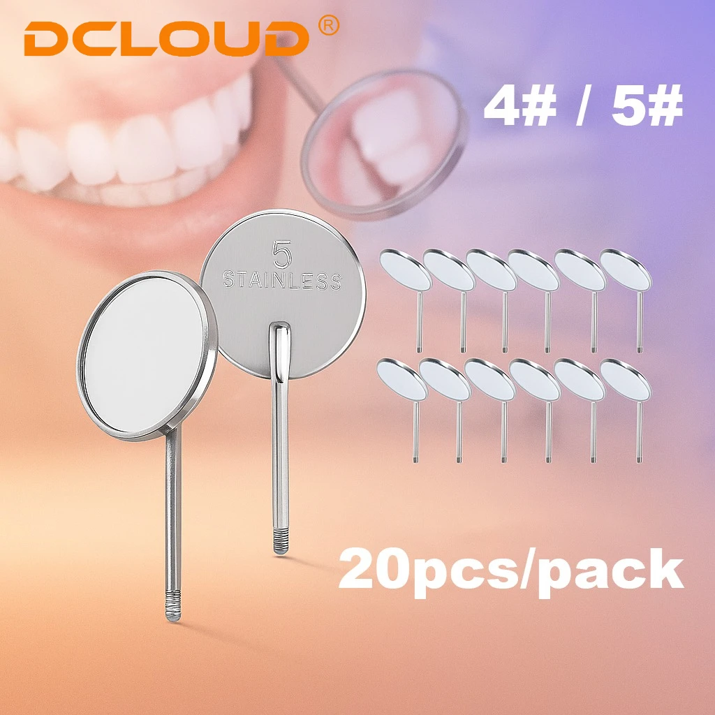 Dental Mouth Mirror Reflector #4/#5 20Pcs/Set Stainless Steel Heads Dentist Lab Tools Sterilization Safe Durable Design
Dental Mouth Mirror Reflector #4/#5 20Pcs/Set Stainless Steel Heads Dentist Lab Tools Sterilization Safe Durable Design