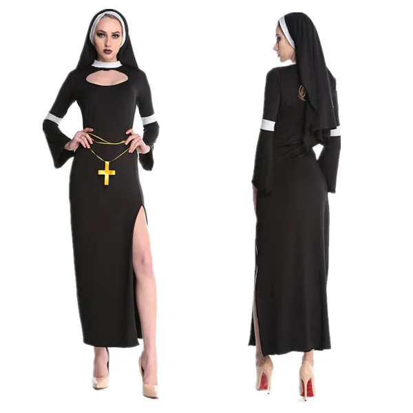Nun Costume loween Fem Pastor Role-plang Cosplay Monastic Clothes Game Outfit Cross Altar Women's Traditional Wear
Nun Costume loween Fem Pastor Role-plang Cosplay Monastic Clothes Game Outfit Cross Altar Women's Traditional Wear