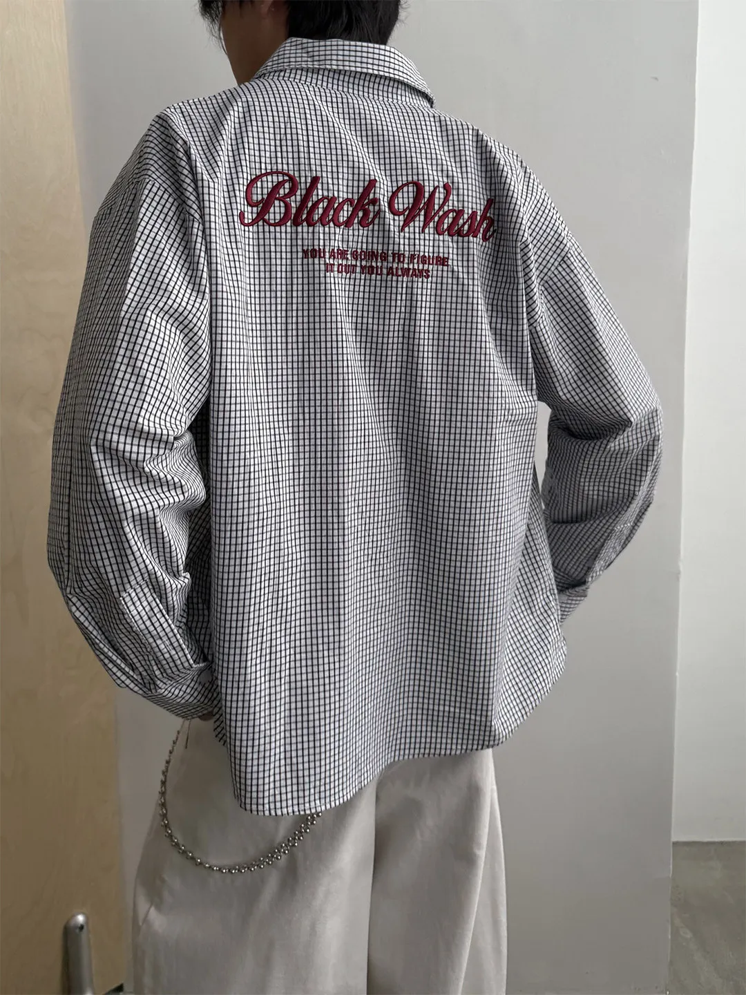 American Retro Letter Embroidery Plaid Loose Casual Commute Simple irt Jaet for Men And Women New Sle Outerwear
American Retro Letter Embroidery Plaid Loose Casual Commute Simple irt Jaet for Men And Women New Sle Outerwear