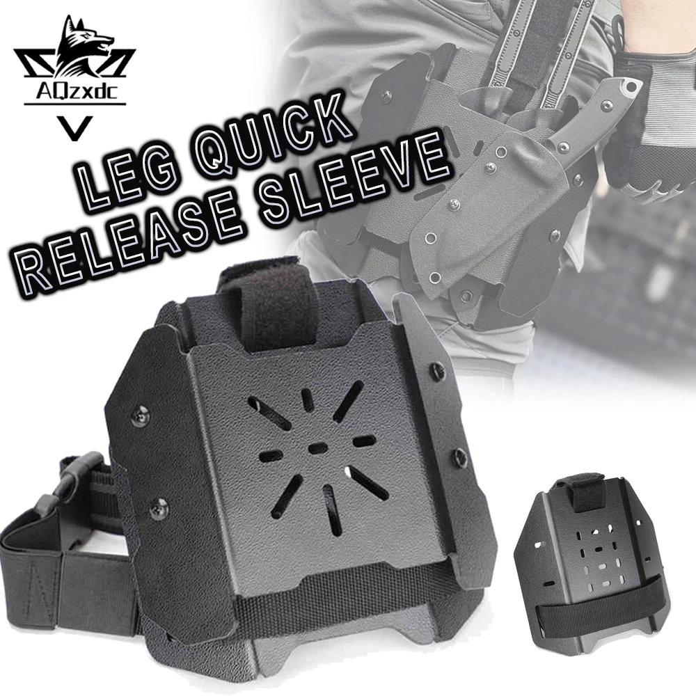 Tactical Leg Quick-Draw Sleeve Airsoft Sinking Plate Legging Sleeve Knife Sheath Storage Leg Hanging Plate Fixing Accessories
Tactical Leg Quick-Draw Sleeve Airsoft Sinking Plate Legging Sleeve Knife Sheath Storage Leg Hanging Plate Fixing Accessories
