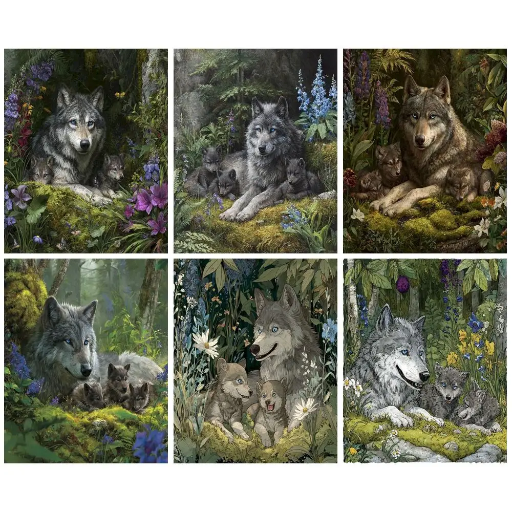 PhotoCustom Animal Diy Painting By Numbers Kits For Adults Wolf Acrylic Paint On Canvas With Frame For Home Decors
PhotoCustom Animal Diy Painting By Numbers Kits For Adults Wolf Acrylic Paint On Canvas With Frame For Home Decors