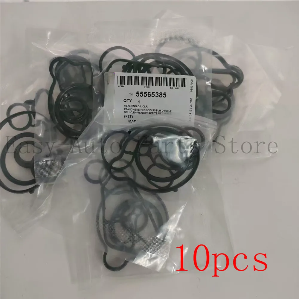10X Engine Oil Cooler Repair Kits Gaskets Seals Original OEM# 55565385 55566388 For Chevrolet Cruze Sonic Trax Encore Astra
10X Engine Oil Cooler Repair Kits Gaskets Seals Original OEM# 55565385 55566388 For Chevrolet Cruze Sonic Trax Encore Astra