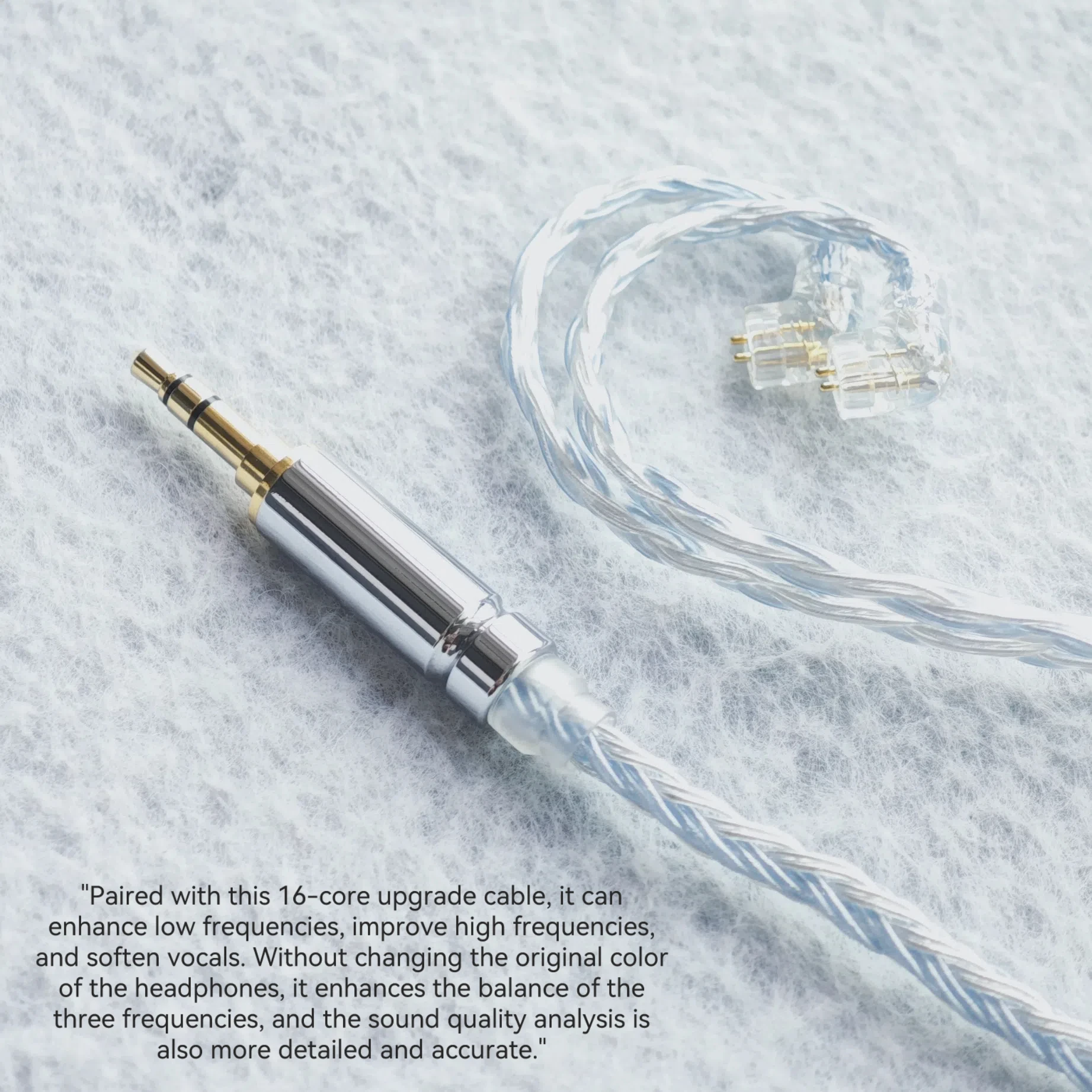 SIMGOT IEM Cable 16 Core Silver Plated Upgrade OCC Wire Earphones Cable for SIMGOT EM2R EM1EK3 MT1 MT3 2.5 3.5mm with MIC
SIMGOT IEM Cable 16 Core Silver Plated Upgrade OCC Wire Earphones Cable for SIMGOT EM2R EM1EK3 MT1 MT3 2.5 3.5mm with MIC