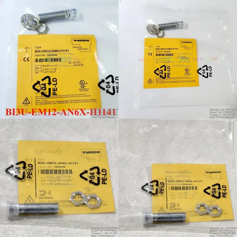 BI3U-EM12-AN6X-H1141 Or BI3U-EM12-AP6X-H1141 Turck Proximity Switch New High Quality
BI3U-EM12-AN6X-H1141 Or BI3U-EM12-AP6X-H1141 Turck Proximity Switch New High Quality