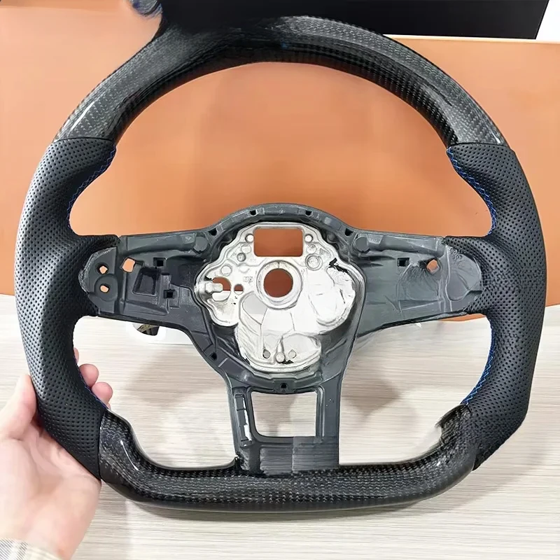 For VW Carbon Fiber Steering Wheel With Leather Fit Golf 7 7.5 GTD GTE R 2013-2020 Polo GTI Tiguan Passat DSG
For VW Carbon Fiber Steering Wheel With Leather Fit Golf 7 7.5 GTD GTE R 2013-2020 Polo GTI Tiguan Passat DSG