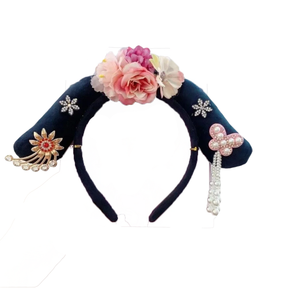 Classical Flower Hanfu Headband Pearl Bow Chinese Style Headwear Crown Tassel Ancient Style Hair Hoop Women
Classical Flower Hanfu Headband Pearl Bow Chinese Style Headwear Crown Tassel Ancient Style Hair Hoop Women