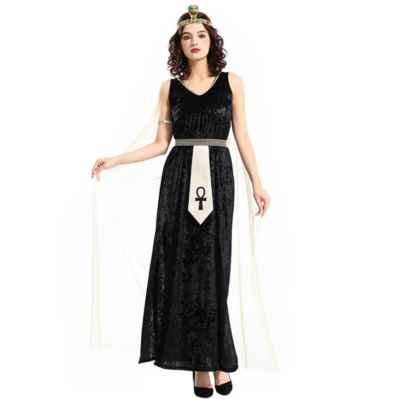 Woman Halloween Goddess Cleopatra Costumes Female Egyptian Pharaoh Queen Cosplay Carnival Purim Stage Role Play Bar Party Dress
Woman Halloween Goddess Cleopatra Costumes Female Egyptian Pharaoh Queen Cosplay Carnival Purim Stage Role Play Bar Party Dress