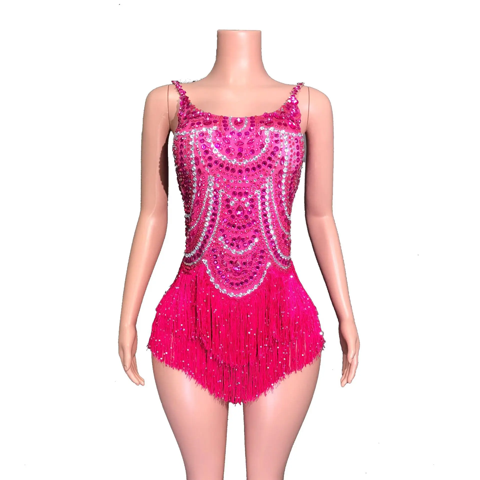2025 summer new fringed onesie dance European and American sexy shiny elastic stage performance clothes
2025 summer new fringed onesie dance European and American sexy shiny elastic stage performance clothes