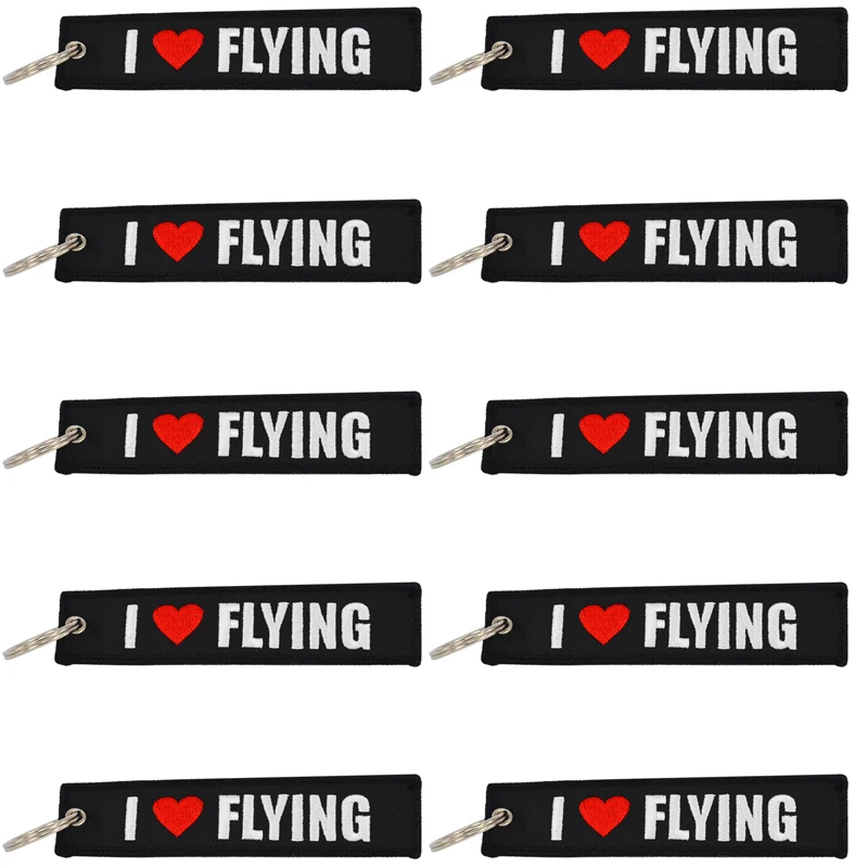 Брелки для ключей с двусторонней вышивкой «I love flying», 10 шт.
Брелки для ключей с двусторонней вышивкой «I love flying», 10 шт.