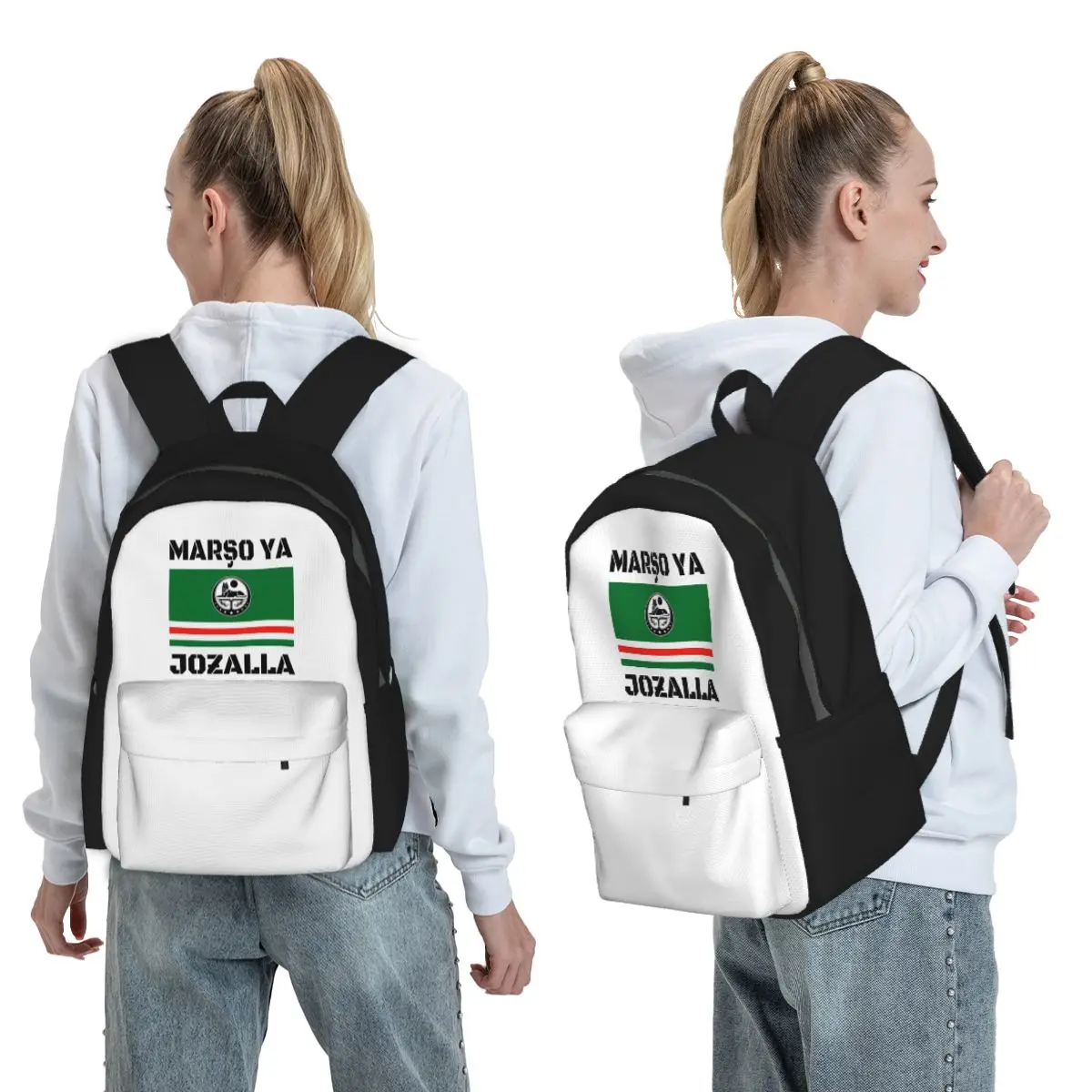 Marso Ya Jozalla Ichkeria Flag Backpack Boys Girls BookBag Children School Bag Computer Shoulder Bags for Men Women
Marso Ya Jozalla Ichkeria Flag Backpack Boys Girls BookBag Children School Bag Computer Shoulder Bags for Men Women