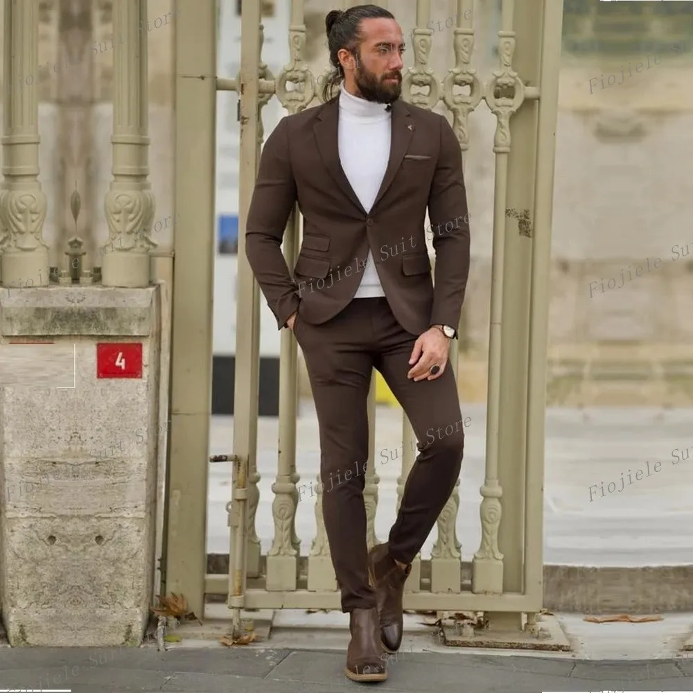 New Brown Men Tuxedo Formal Groom Groomsman Business Suit Wedding Party Dress Tuxedo 2 Piece Jacket Pants
New Brown Men Tuxedo Formal Groom Groomsman Business Suit Wedding Party Dress Tuxedo 2 Piece Jacket Pants