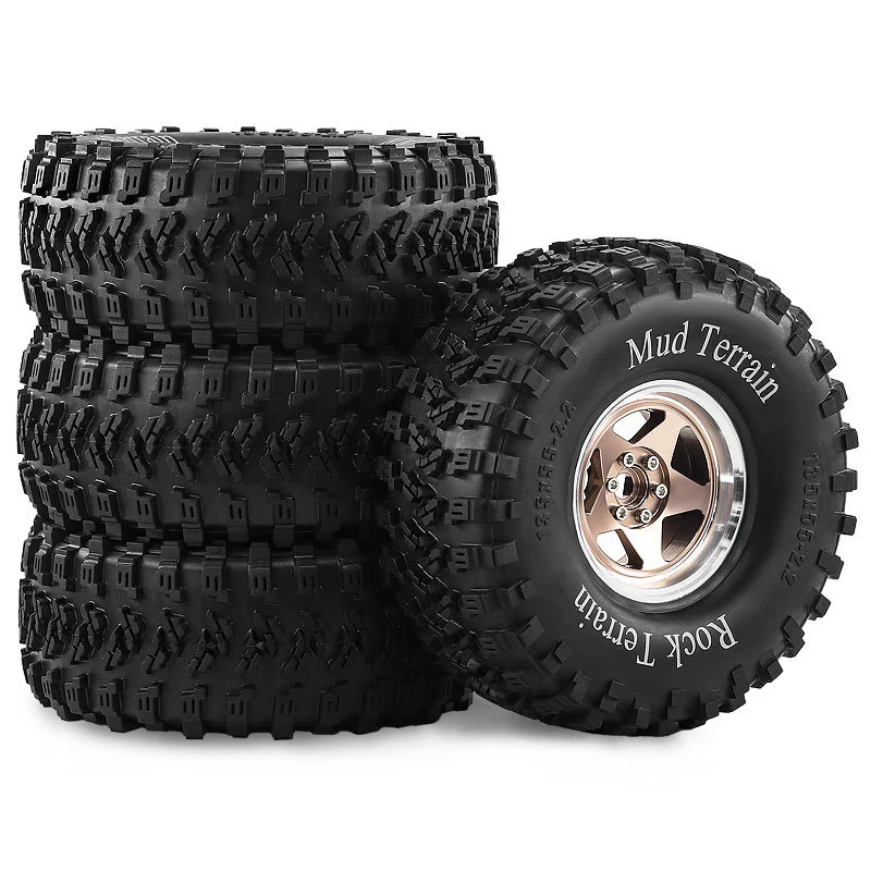 2.2 RC Crawler Tires and Metal Beadlock Wheels 4PCS for 1/10 1/8 RC Crawler Car SCX10 I II III Pro TRX4 TRX6 Gen7/8 D90
2.2 RC Crawler Tires and Metal Beadlock Wheels 4PCS for 1/10 1/8 RC Crawler Car SCX10 I II III Pro TRX4 TRX6 Gen7/8 D90