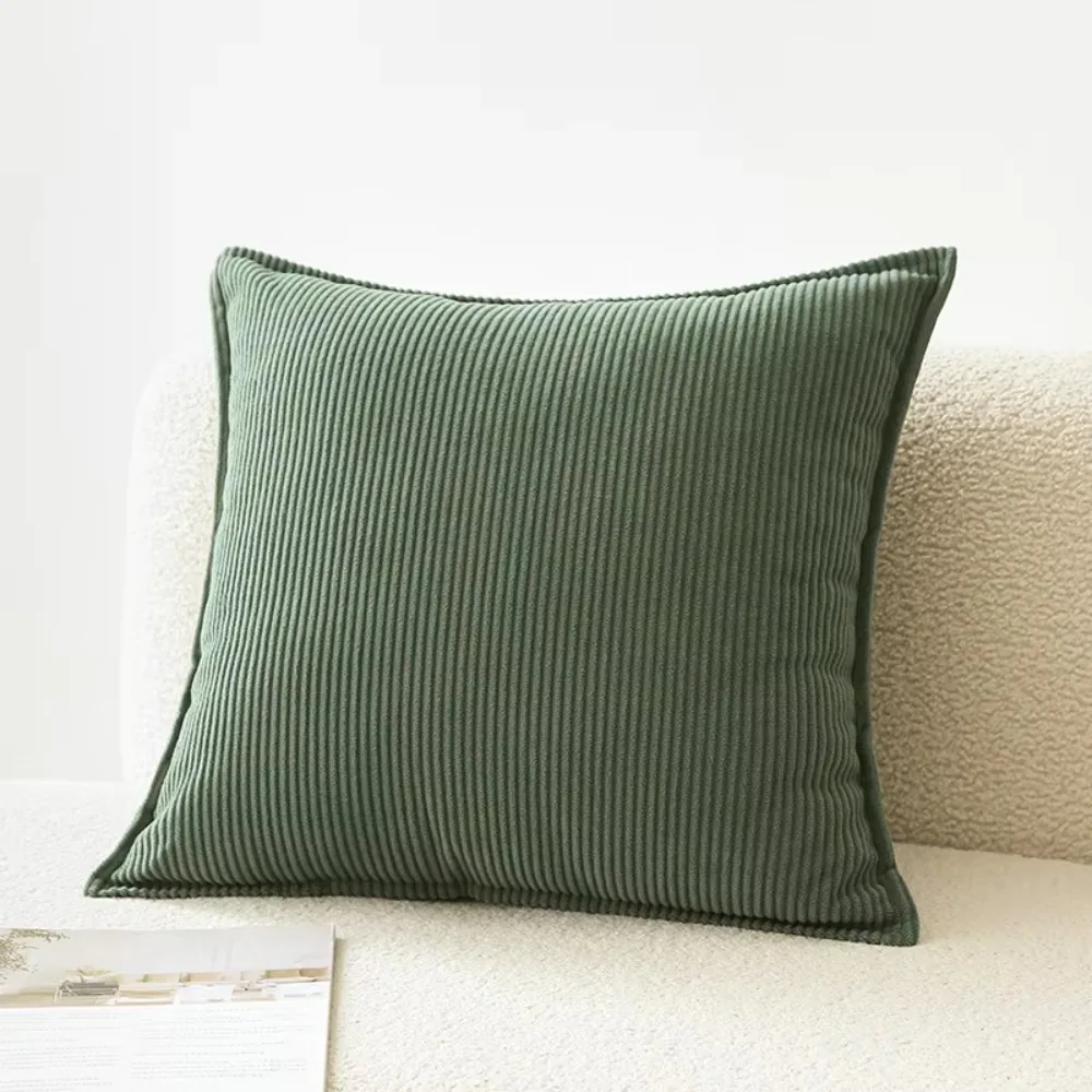 Japanese style Corduroy Striped Throw Pillow Cover Square Soft Sofa Pillowcase Solid Color Thickened Cushion Cover Couch
Japanese style Corduroy Striped Throw Pillow Cover Square Soft Sofa Pillowcase Solid Color Thickened Cushion Cover Couch