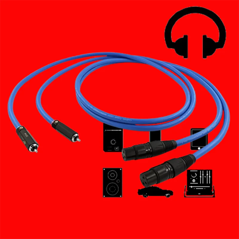 Cardas Clear Reflection RCA to XLR Balanced Cable Golden Ratio Shielded Rhodium-Plated HiFi for DAC/Amplifier
Cardas Clear Reflection RCA to XLR Balanced Cable Golden Ratio Shielded Rhodium-Plated HiFi for DAC/Amplifier