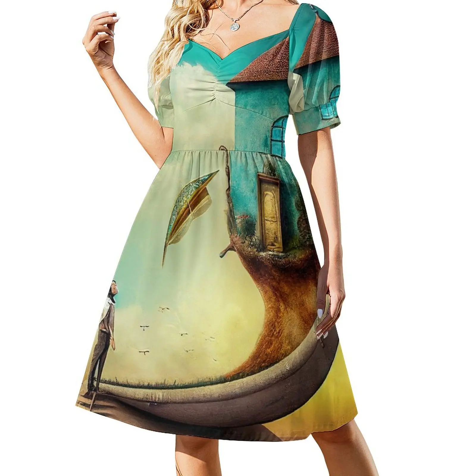 Dreams Series Short-Sleeved Dress elegant chic wedding evening dresses women's luxury party dress
Dreams Series Short-Sleeved Dress elegant chic wedding evening dresses women's luxury party dress