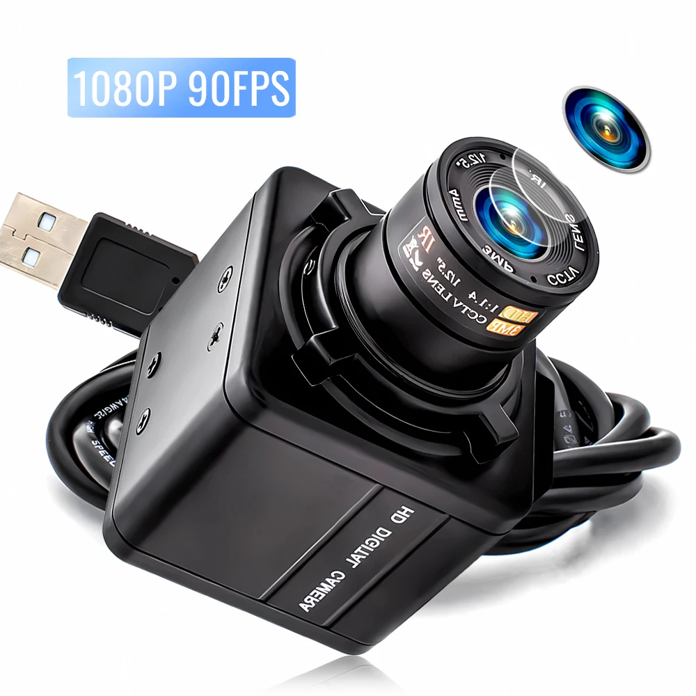 WGWK 2MP 90FPS 1080P USB Camera Global Shutter High Frame Rate AR0234 Without Blur For CCTV Security Camera Long Distance View
WGWK 2MP 90FPS 1080P USB Camera Global Shutter High Frame Rate AR0234 Without Blur For CCTV Security Camera Long Distance View