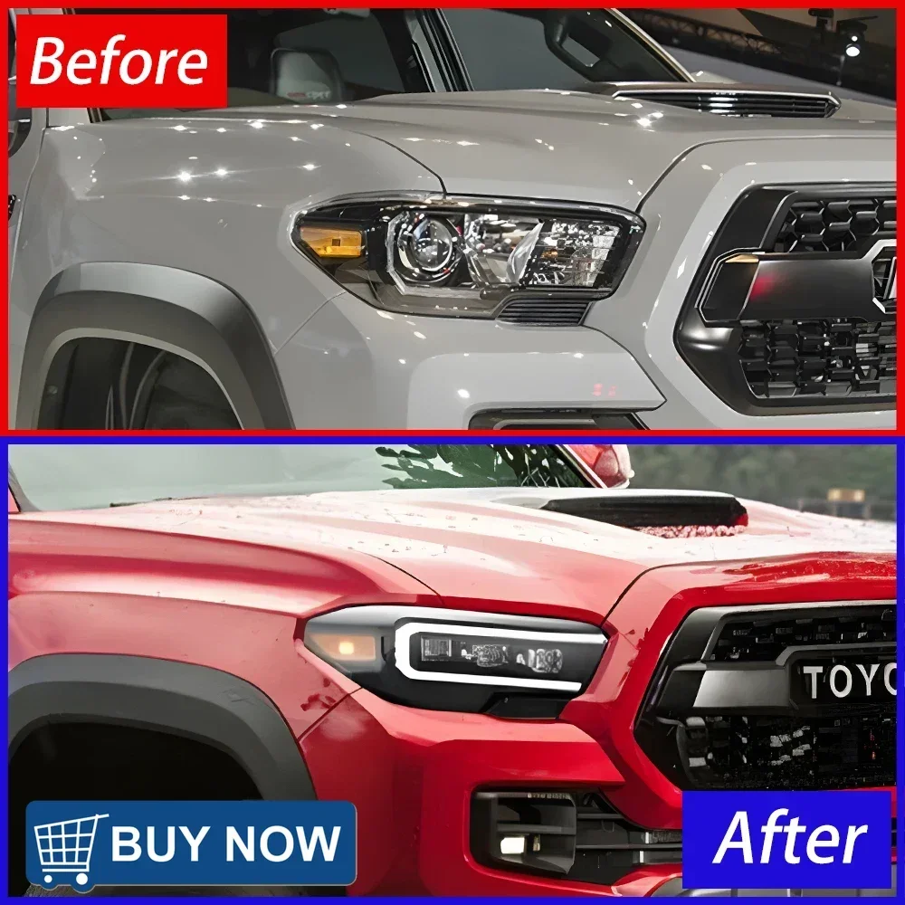 Auto Headlights For Toyota Tacoma 2016-2019 LED Car Front Lamp Assembly Upgrade High Configuration 3 Projector Tool Accessories
Auto Headlights For Toyota Tacoma 2016-2019 LED Car Front Lamp Assembly Upgrade High Configuration 3 Projector Tool Accessories