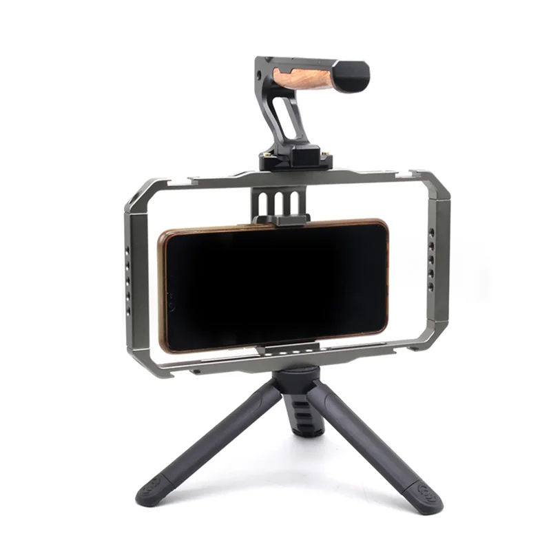 Smartphone Video Rig Cage Filmmaking Case Handheld Phone Video Stabilizer Grip Tripod Mount Stand Frame Easy Install
Smartphone Video Rig Cage Filmmaking Case Handheld Phone Video Stabilizer Grip Tripod Mount Stand Frame Easy Install