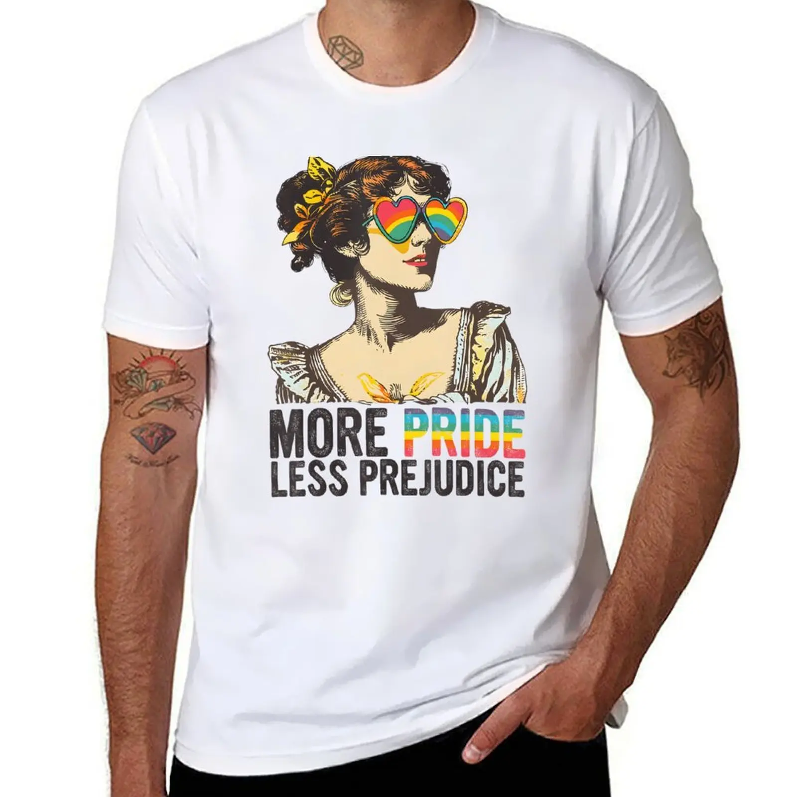 More Pride Less Prejudice LGBT Pride Month More Pride T-Shirt funny t shirts dark humor man t shirt cotton T-Shirt
More Pride Less Prejudice LGBT Pride Month More Pride T-Shirt funny t shirts dark humor man t shirt cotton T-Shirt