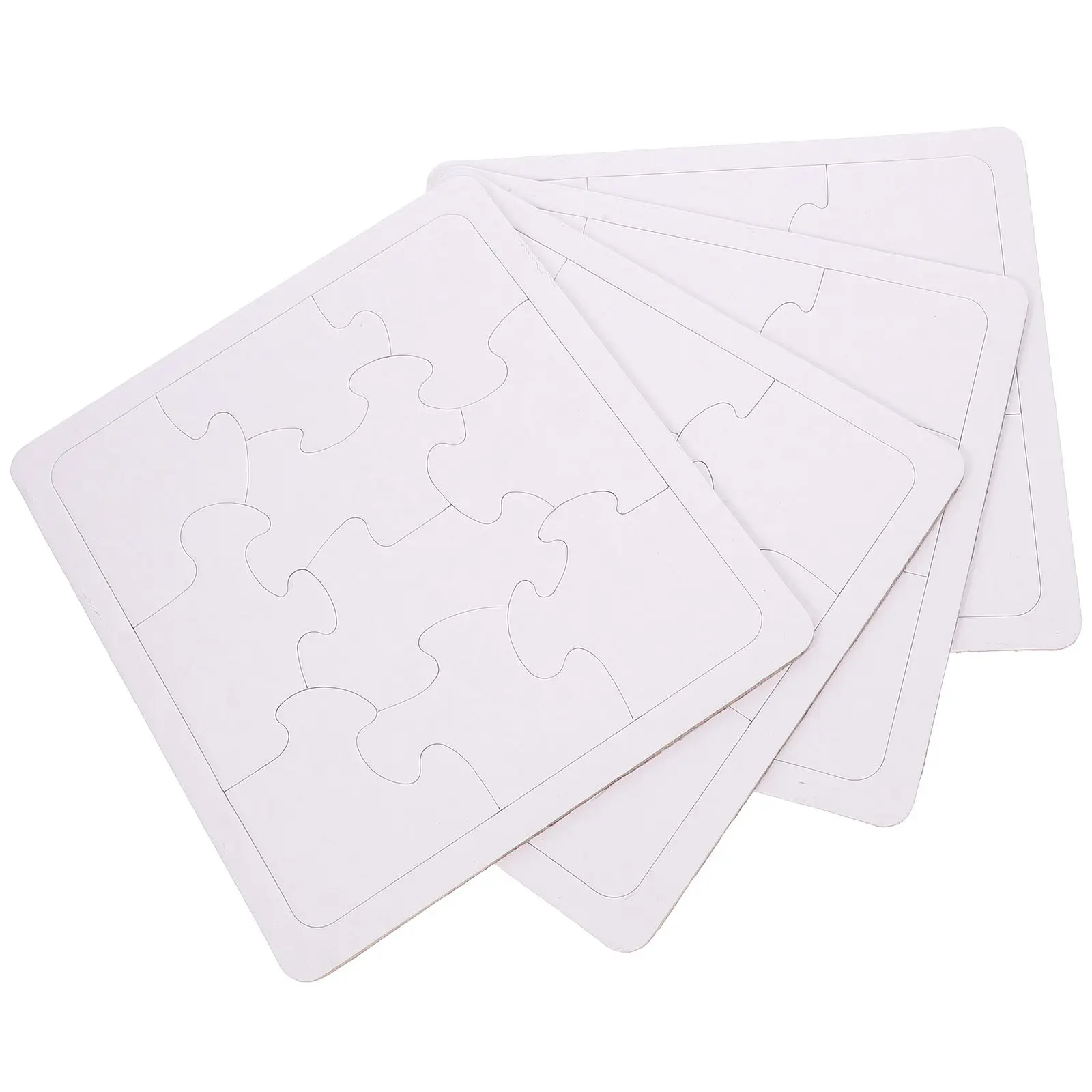 4 Sheets Blank Puzzle Pieces for Drawing Coloring DIY Crafts Jigsaw Puzzle Blanks Kids Creative Activity Set Light Compact Fun
4 Sheets Blank Puzzle Pieces for Drawing Coloring DIY Crafts Jigsaw Puzzle Blanks Kids Creative Activity Set Light Compact Fun