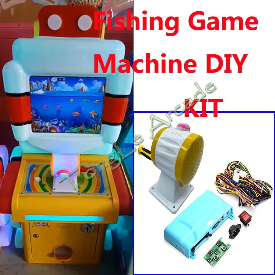 DIY Arcade English Version Fishing Games Kit, PCB with Cable, 2 Players Slot Board, Fish Hunter for Simulation Game Machine
DIY Arcade English Version Fishing Games Kit, PCB with Cable, 2 Players Slot Board, Fish Hunter for Simulation Game Machine