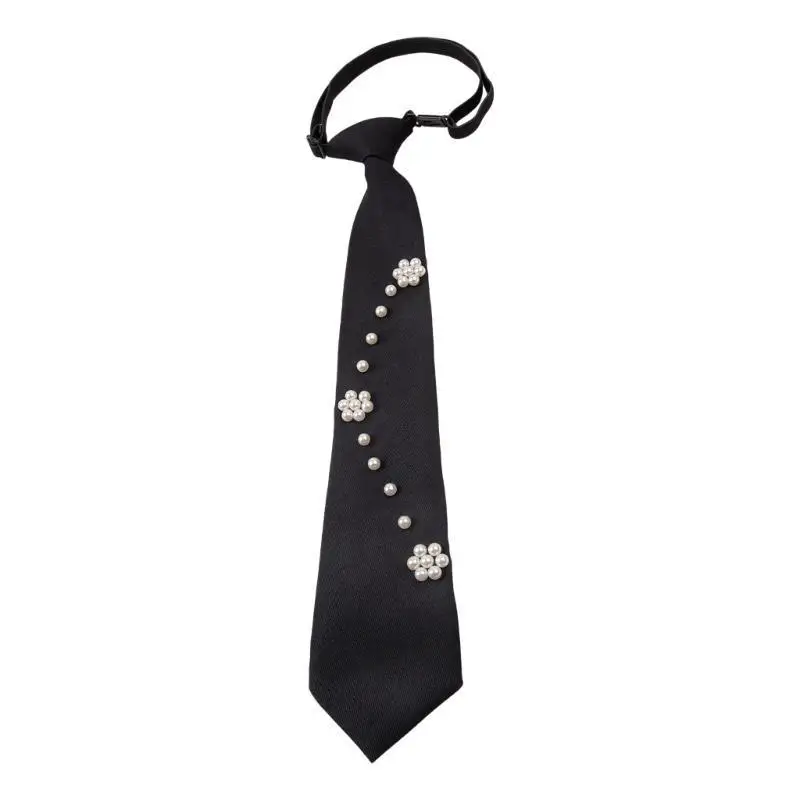 652F Luxurious Pearls Tie Nightclub Cosplay Costume Necklace Tie Formal JK Neckties Roleplay Costume Tie for Party Gathering
652F Luxurious Pearls Tie Nightclub Cosplay Costume Necklace Tie Formal JK Neckties Roleplay Costume Tie for Party Gathering