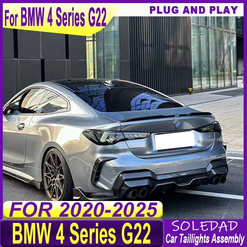 Car Styling Taillight Assembly For BMW 4 Series G22 2020-2025 Tail Lamp Brake Parking Reverse Daytime Running Light Turn Signal
Car Styling Taillight Assembly For BMW 4 Series G22 2020-2025 Tail Lamp Brake Parking Reverse Daytime Running Light Turn Signal