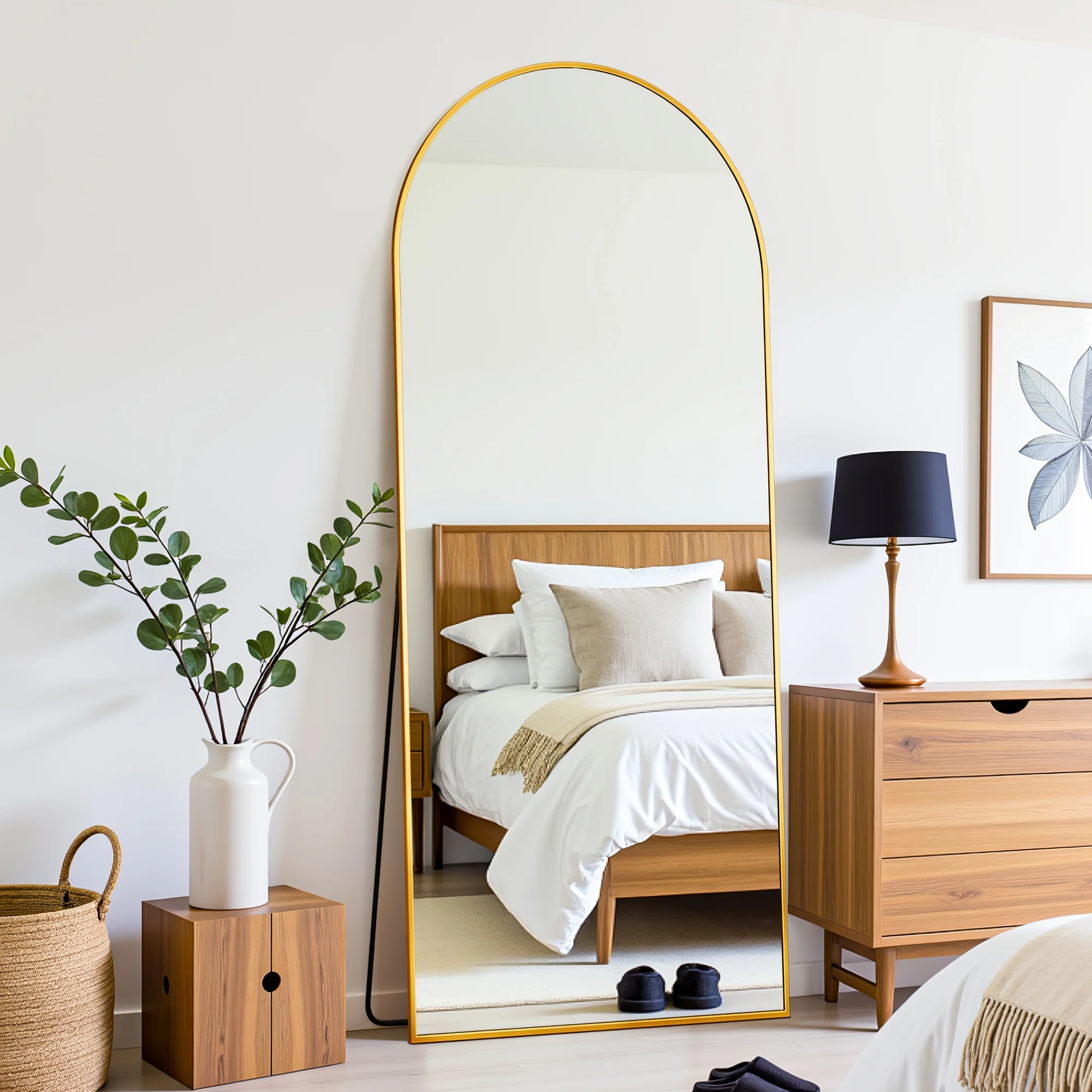 Ladynow Full Length Mirror 58"x18" Oversized Floor Mirror Full Body Mirror Floor Standing Mirror with Stand Hanging Mounted Mirr
Ladynow Full Length Mirror 58"x18" Oversized Floor Mirror Full Body Mirror Floor Standing Mirror with Stand Hanging Mounted Mirr