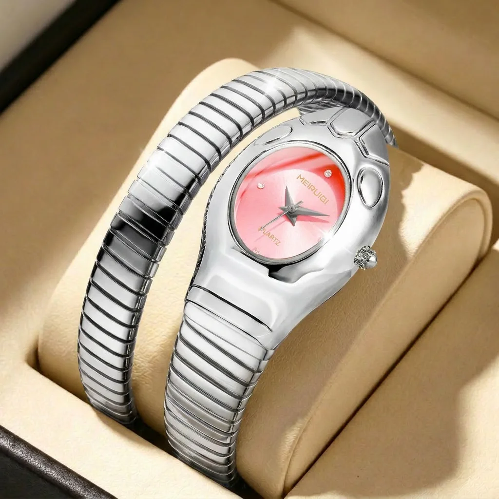 1pcs Women's pink dial alloy strap vintage fashion sparkling bracelet jewelry details Quartz Watch for business party holiday
1pcs Women's pink dial alloy strap vintage fashion sparkling bracelet jewelry details Quartz Watch for business party holiday