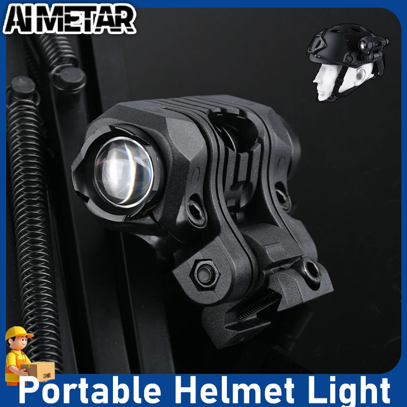 WADSN Tactical AIrsoft Strobe Consant Momentary Helmet Lamp With white Scout light Helmet Lamp FAST Hunting Helmet Flashlight
WADSN Tactical AIrsoft Strobe Consant Momentary Helmet Lamp With white Scout light Helmet Lamp FAST Hunting Helmet Flashlight