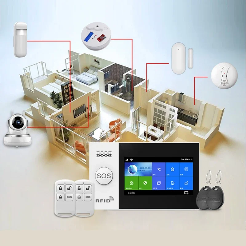 z 2023 high quality best sale home security alarm system with camera wireless tuya alarm
z 2023 high quality best sale home security alarm system with camera wireless tuya alarm