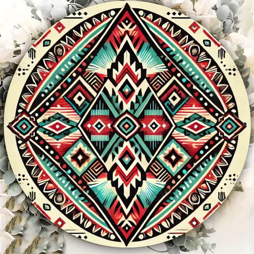 Aztec Southwest Native Tribal Geometric Metal Sign | Perfect for Door,Wall & Farmhouse Decor, as Well as Street, Shop, Garage
Aztec Southwest Native Tribal Geometric Metal Sign | Perfect for Door,Wall & Farmhouse Decor, as Well as Street, Shop, Garage