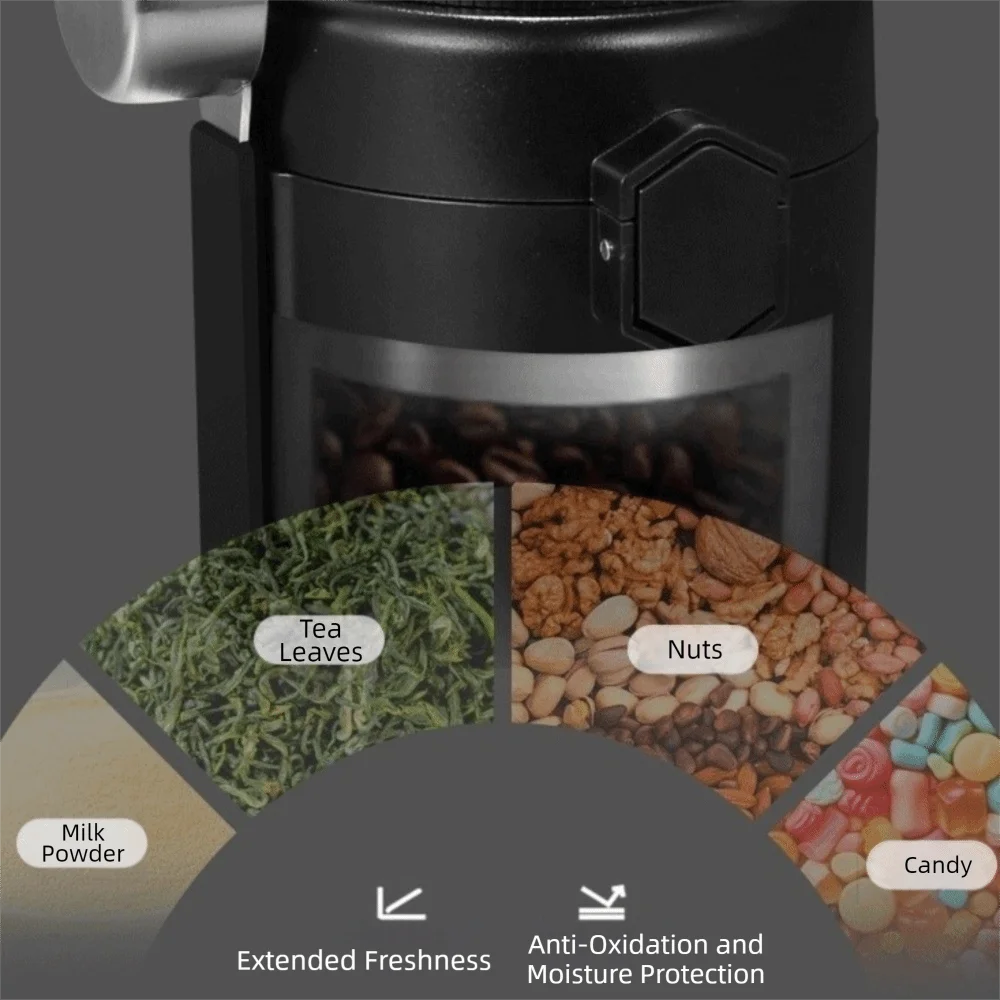 600 ML Coffee Bean Storage Jars Stainless Steel Double Layer Vacuum Coffee Container with Spoon Airtight Preservation
600 ML Coffee Bean Storage Jars Stainless Steel Double Layer Vacuum Coffee Container with Spoon Airtight Preservation