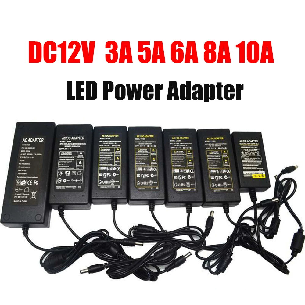 12V Power Supply Adapter 6A 8A 220v to 12v Converter Transformer Switching Adaptor AU/UK/US /EU Plug 12v 5a source for led strip
12V Power Supply Adapter 6A 8A 220v to 12v Converter Transformer Switching Adaptor AU/UK/US /EU Plug 12v 5a source for led strip