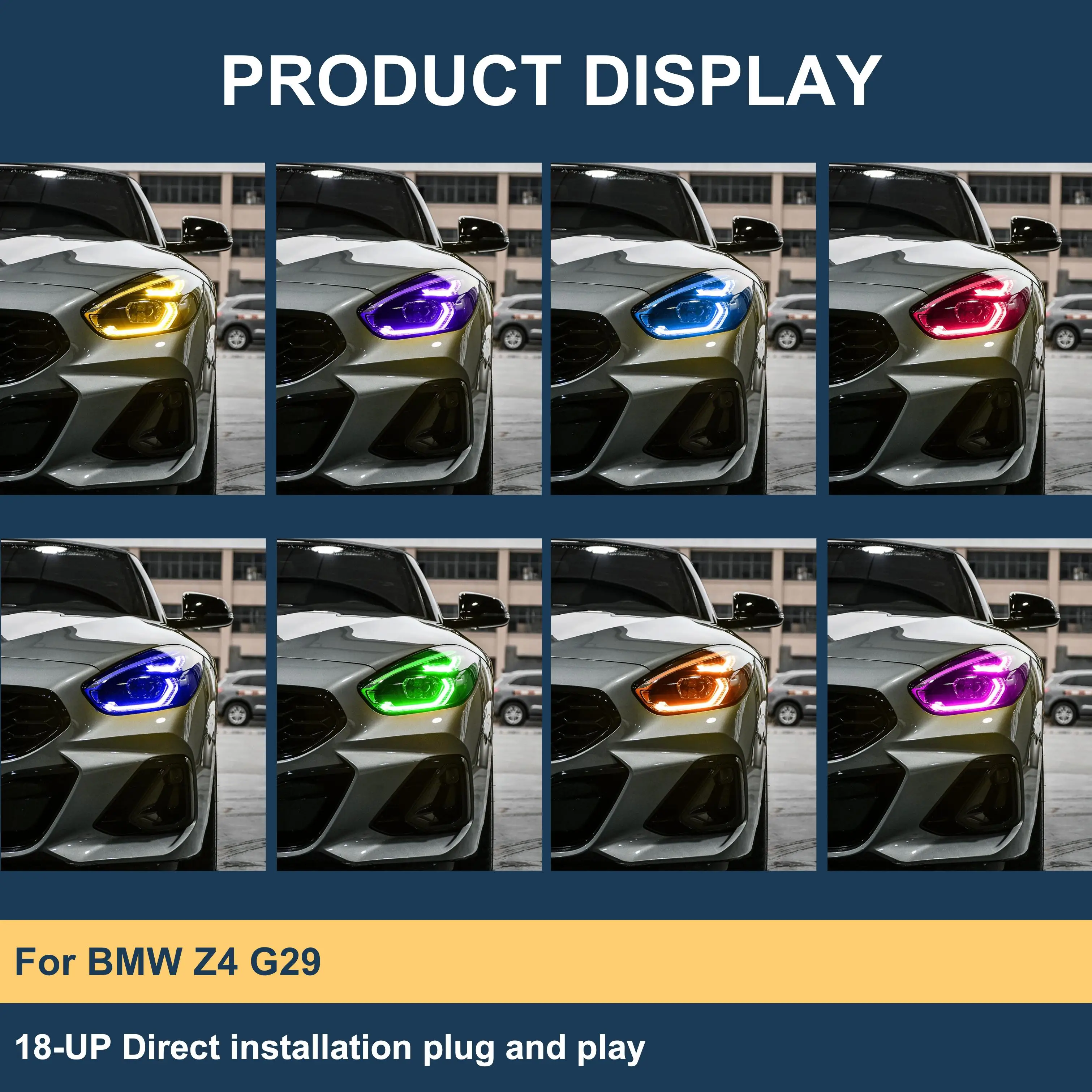 J ONE Car Accessories Drl Rgb Colour Control By Phone Led Drl Rgb For BMW G29 Z4 2018-UP Led Lights For Car
J ONE Car Accessories Drl Rgb Colour Control By Phone Led Drl Rgb For BMW G29 Z4 2018-UP Led Lights For Car