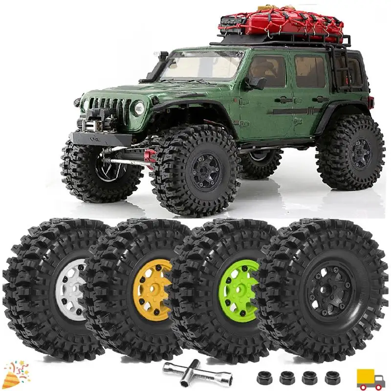 4PCS Plastic Wheel Hub 1.9Inch Rubber Rock Tyres Wheel Tires For 1:10 RC Crawler Car Axial SCX10 TRX4
4PCS Plastic Wheel Hub 1.9Inch Rubber Rock Tyres Wheel Tires For 1:10 RC Crawler Car Axial SCX10 TRX4