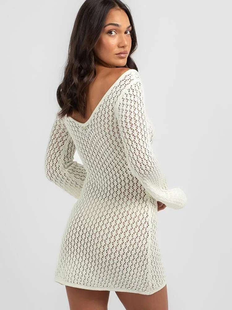 2025 new Solid Bikini Cover-Ups Women Beach Cover Up Long Sleeve Lace Up Summer Fashion See Through Vacation Female Beachwear
2025 new Solid Bikini Cover-Ups Women Beach Cover Up Long Sleeve Lace Up Summer Fashion See Through Vacation Female Beachwear