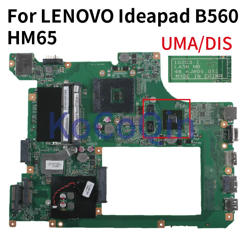 10203-1 For LENOVO Ideapad B560 Notebook Mainboard HM55 UMA/DIS N11M-GE2-S-B1 11012616 11012613 DDR3 Laptop Motherboard Tested
10203-1 For LENOVO Ideapad B560 Notebook Mainboard HM55 UMA/DIS N11M-GE2-S-B1 11012616 11012613 DDR3 Laptop Motherboard Tested