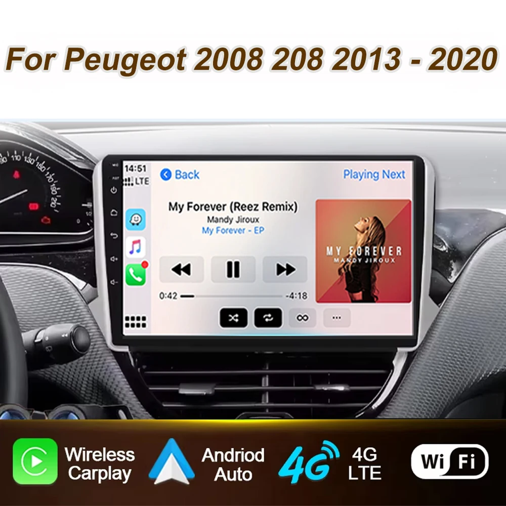 Android For Peugeot 2008 208 2013 2014 - 2020 Car radio Multimedia Player Carplay Auto Stereo video 2din DVD GPS Navigation DSP
Android For Peugeot 2008 208 2013 2014 - 2020 Car radio Multimedia Player Carplay Auto Stereo video 2din DVD GPS Navigation DSP