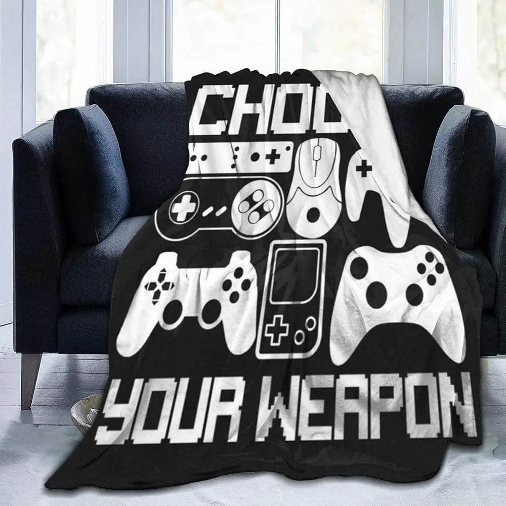 Your Weapon Gamer Gaming Ultra Soft Flannel Blankets For Living Room Bedroom Couch Sofa Chair Office Car 60""X50""
Your Weapon Gamer Gaming Ultra Soft Flannel Blankets For Living Room Bedroom Couch Sofa Chair Office Car 60""X50""