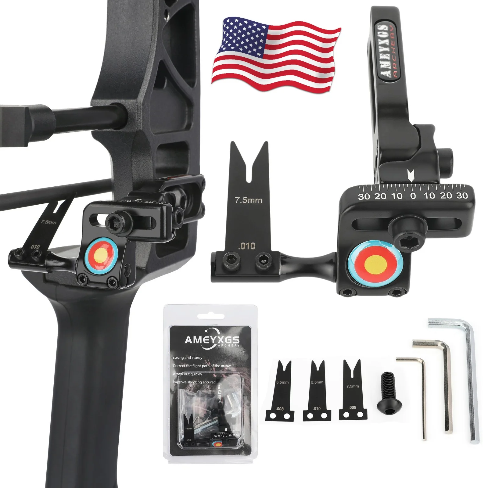 Hunting Arrow Rest Aluminum Alloy Steel Plate Adjustable Right Hand for Compound Bow Shooting Target Practice Use
Hunting Arrow Rest Aluminum Alloy Steel Plate Adjustable Right Hand for Compound Bow Shooting Target Practice Use