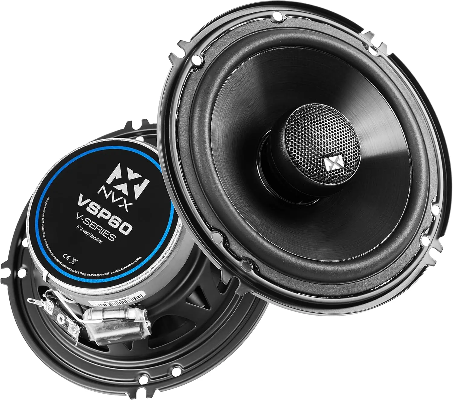 6" 600W Max 2-Way Coaxial Car Speakers, 200W RMS, 1" Silk Dome Tweeters, Built-in Crossovers, Easy Install for Cars/Trucks (Pair)
6" 600W Max 2-Way Coaxial Car Speakers, 200W RMS, 1" Silk Dome Tweeters, Built-in Crossovers, Easy Install for Cars/Trucks (Pair)
