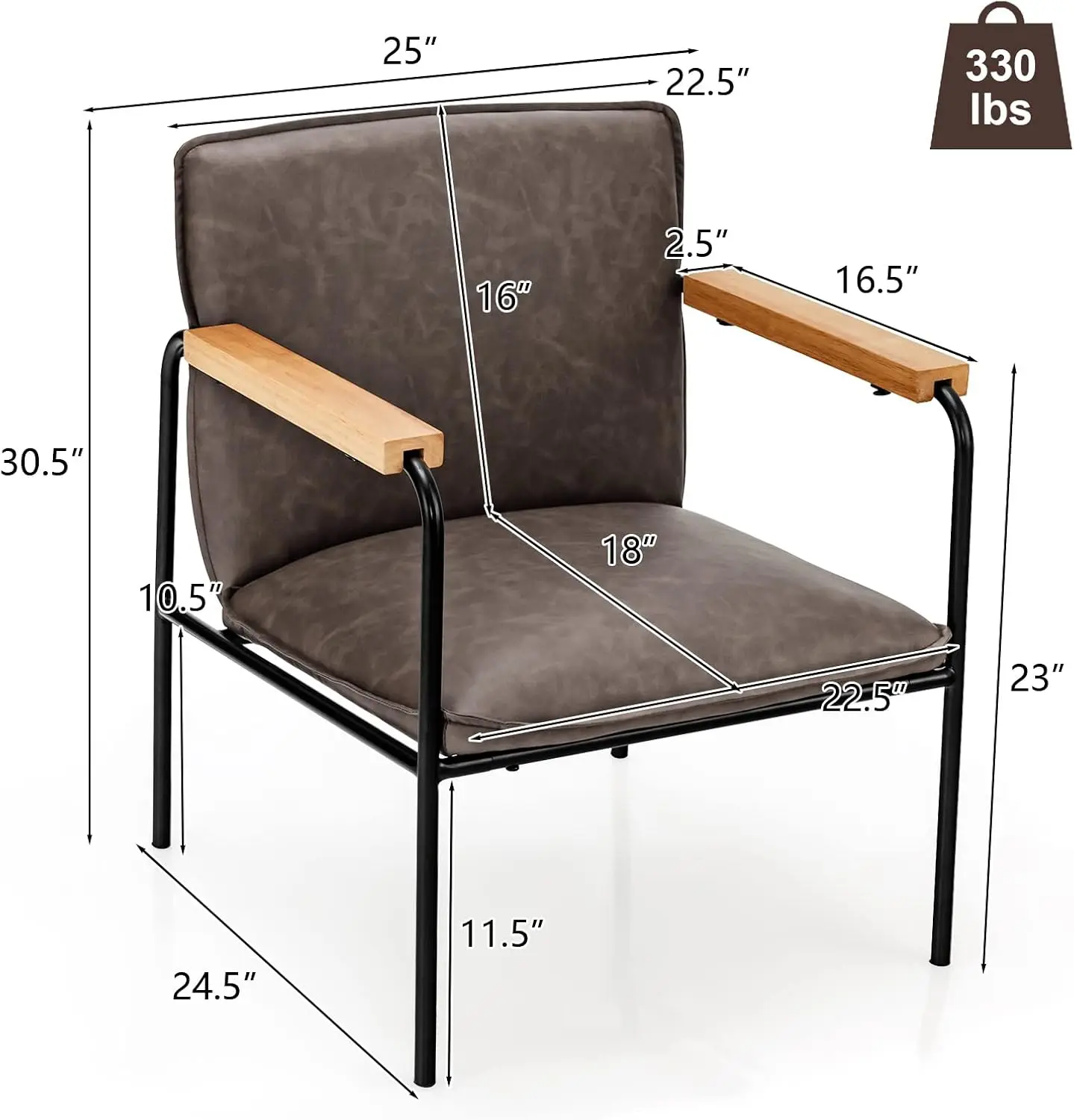 Giantex Pu Leather Accent Chair, Modern Arm Accent Chair With Metal Frame, Comfy Seat Cushion, Upholstered Armchair For
Giantex Pu Leather Accent Chair, Modern Arm Accent Chair With Metal Frame, Comfy Seat Cushion, Upholstered Armchair For