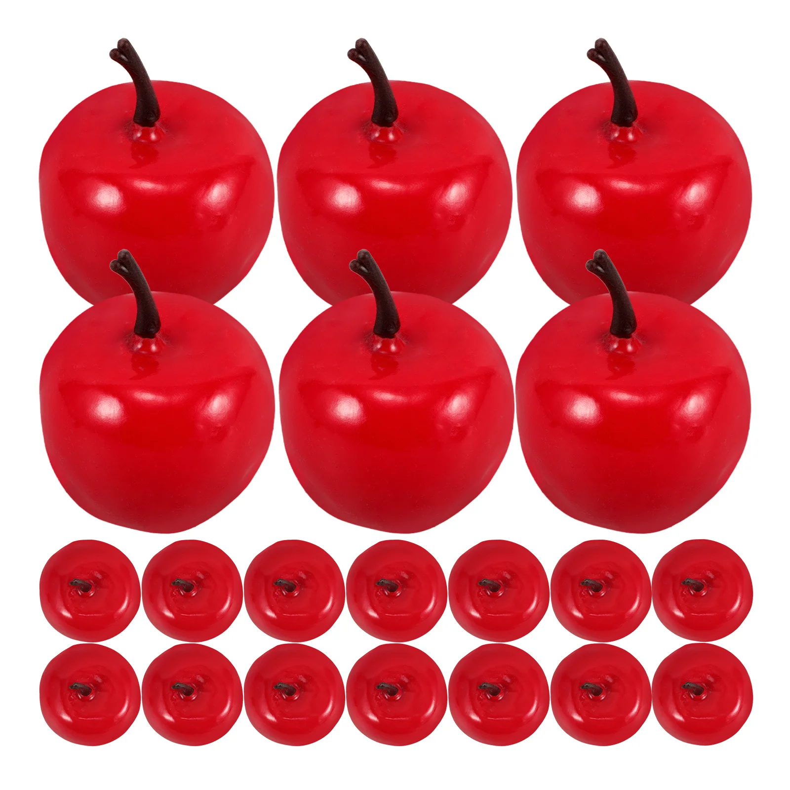 20Pcs Realistic Red Faux Fruit for Festive Decorations Holiday Kitchen Display Dining Table Centerpiece Photo Props
20Pcs Realistic Red Faux Fruit for Festive Decorations Holiday Kitchen Display Dining Table Centerpiece Photo Props