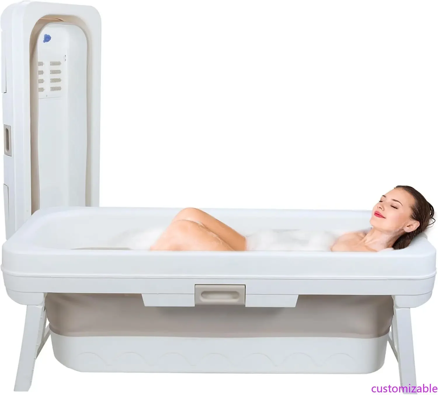 Adult Portable Bathtub - Large Collapsible Freestanding Tub with Surround
Adult Portable Bathtub - Large Collapsible Freestanding Tub with Surround