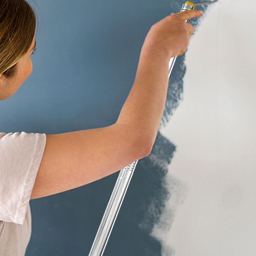 Telescopic Paint Roller Brush Extension Pole 1 7M Stainless Steel Detachable Coating Tool Long Handle For Painting Walls Ceiling
Telescopic Paint Roller Brush Extension Pole 1 7M Stainless Steel Detachable Coating Tool Long Handle For Painting Walls Ceiling