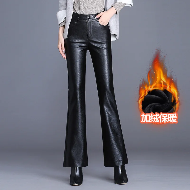 Fleece PU Leather Pants Women's 2026 Autumn and Winter New High-waisted Casual Pants Leather Trousers
Fleece PU Leather Pants Women's 2026 Autumn and Winter New High-waisted Casual Pants Leather Trousers