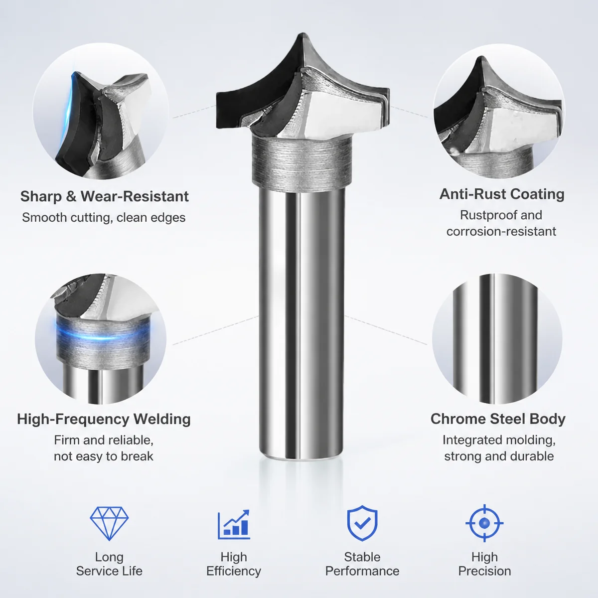 1PC 2-Flute PCD Diamond Router Bits Needle-Nose End Mill CNC Milling Cutters for Woodworking Engraving Cutting MDF Carving Tools
1PC 2-Flute PCD Diamond Router Bits Needle-Nose End Mill CNC Milling Cutters for Woodworking Engraving Cutting MDF Carving Tools