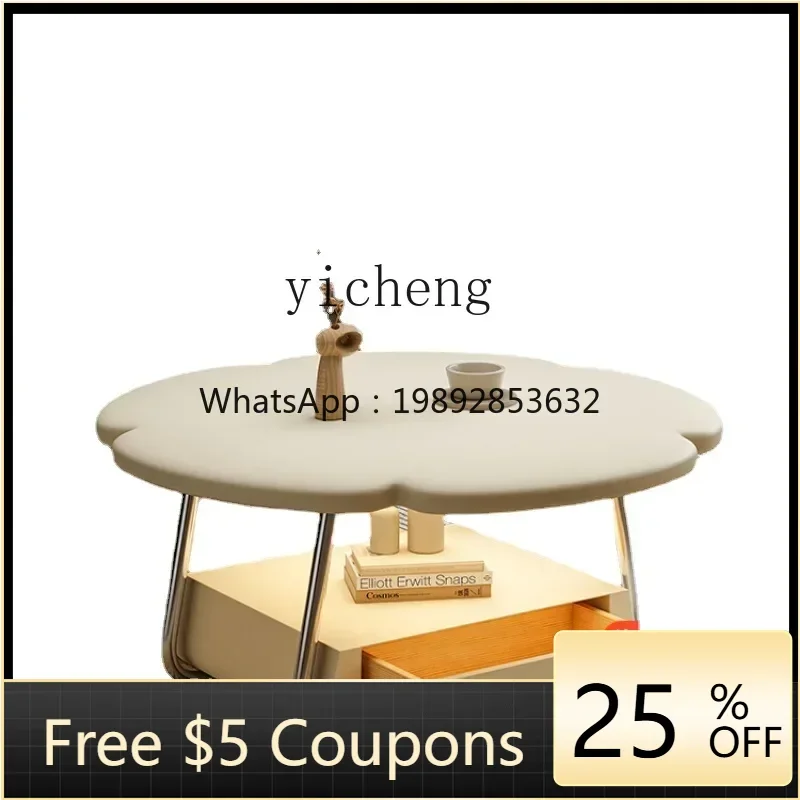 U8 Cream Style Tea Table round Living Room Home Small Apartment Flower Storage Modern
U8 Cream Style Tea Table round Living Room Home Small Apartment Flower Storage Modern