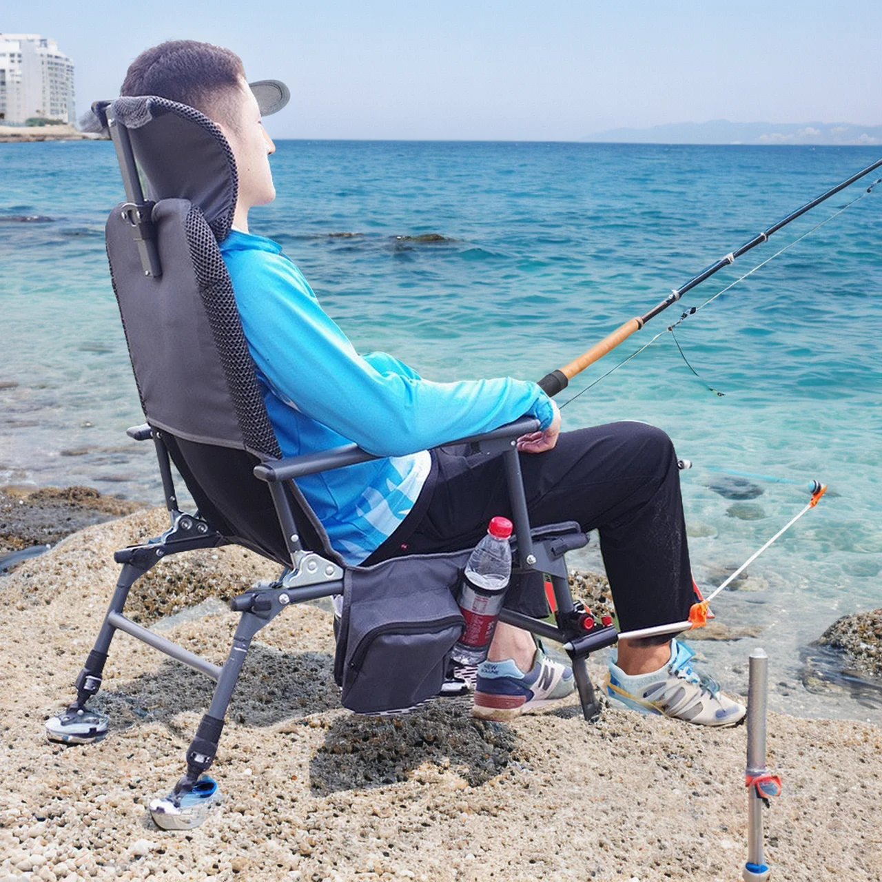 Ergonomic Chaise Beach Foldable Chair Folding Fishing Camping Portable Chairs Tourist Stool Bench Lightweight Lounger
Ergonomic Chaise Beach Foldable Chair Folding Fishing Camping Portable Chairs Tourist Stool Bench Lightweight Lounger